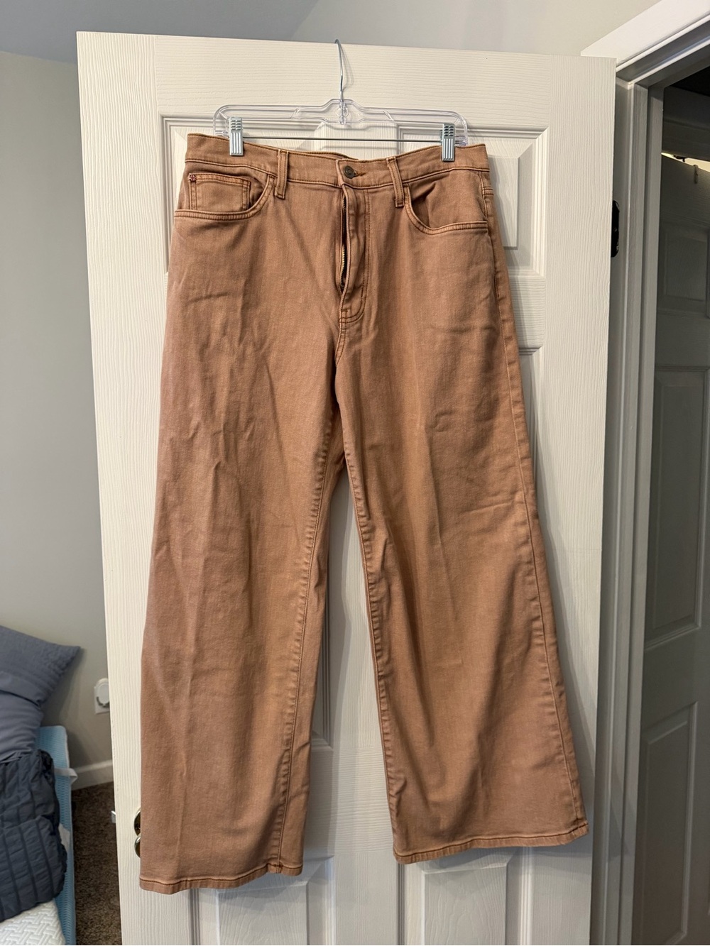 NWOT - Hudson Jeans Women’s Wide-leg Jeans in Tan Brown